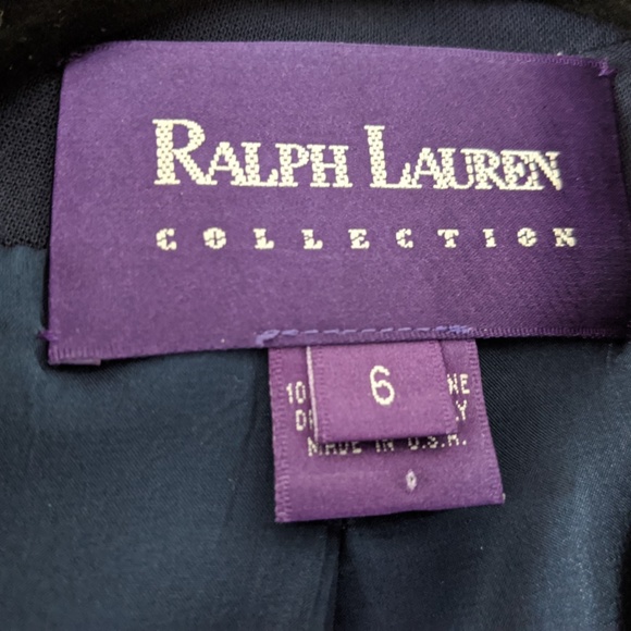 Ralph Lauren Vintage Navy Blazer Size 6 - Picture 4 of 4